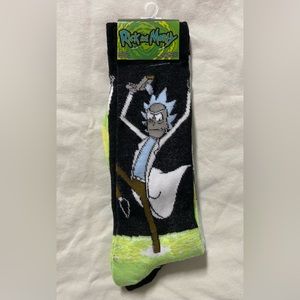 New Rick & Morty Adult Swim Cartoon Network  Men/Women Crew Socks